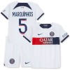 Maglia ufficiale Paris Saint Germain Marquinhos 5 Trasferta 2023-24 per Bambino